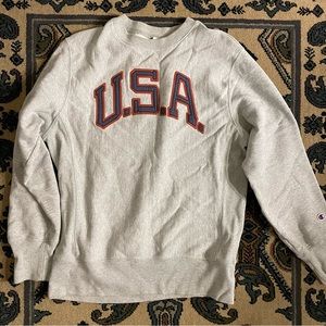 Champion Reverse Weave USA Crewneck